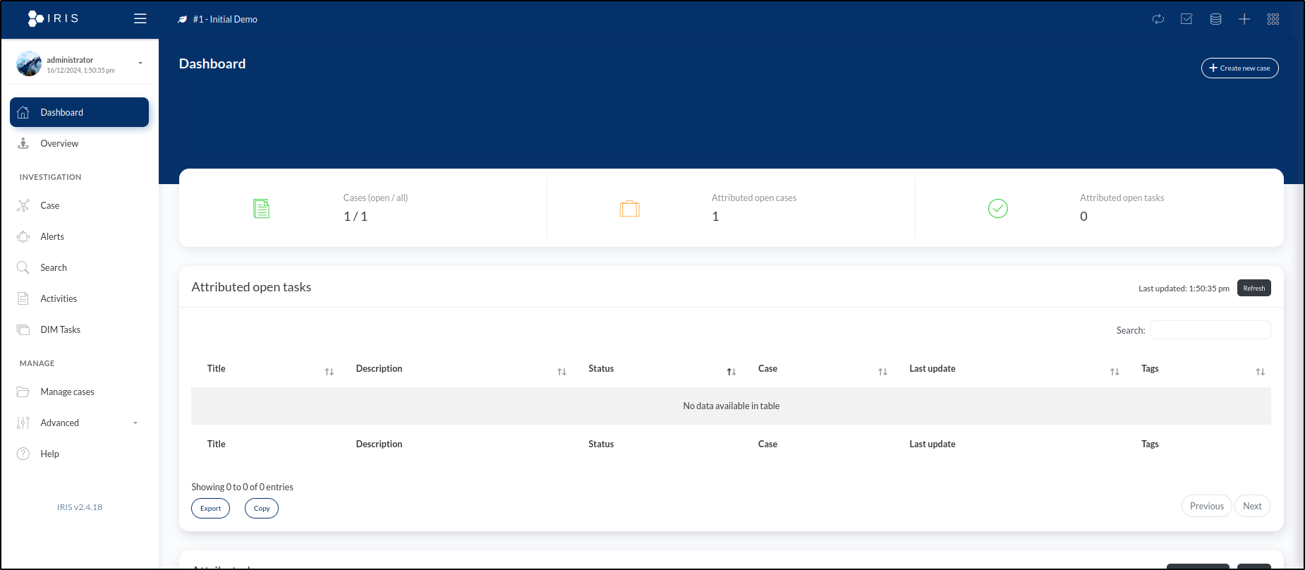 DFIR-IRIS customer setup — step 4