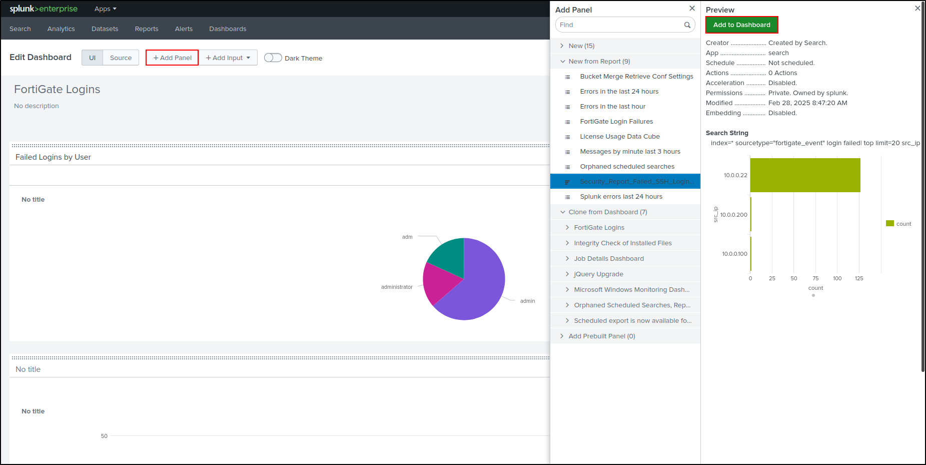dashboards configuration step 139