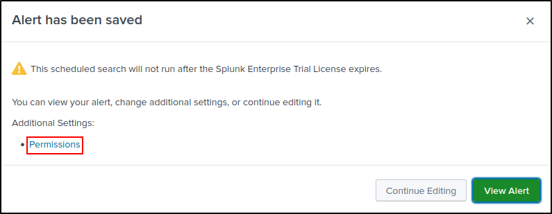reports alerts configuration step 114